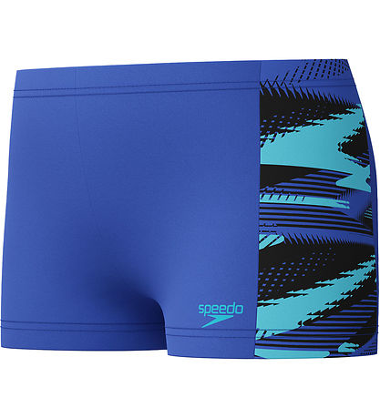 Speedo Badehose - HyperBoom Panel - Blau m. Print