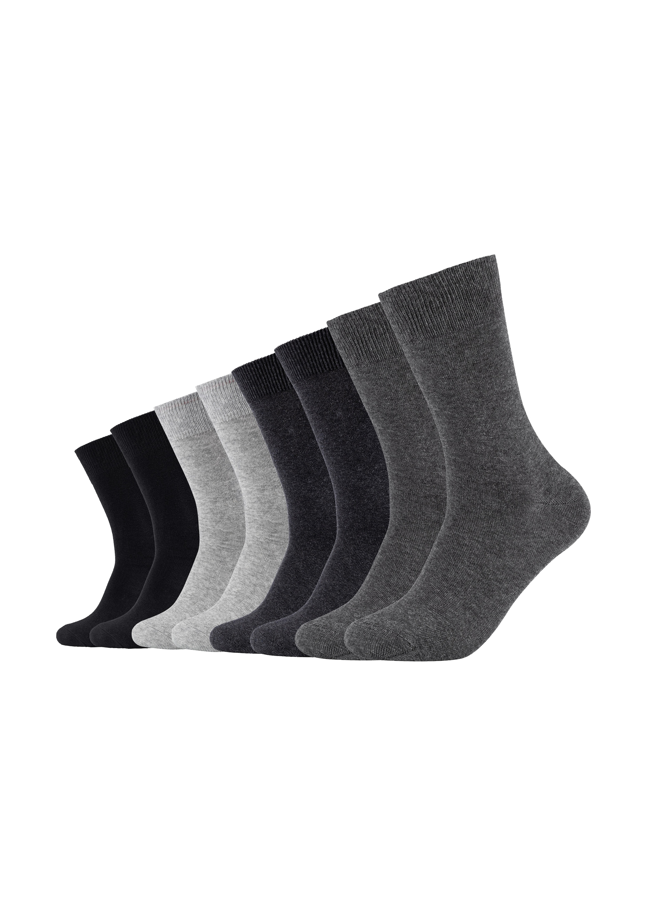 s.Oliver Socken »essentials« 8 Paar tlg. mit weichem Bund
