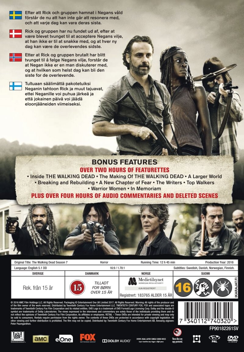 The Walking Dead - Sæson 7 - DVD