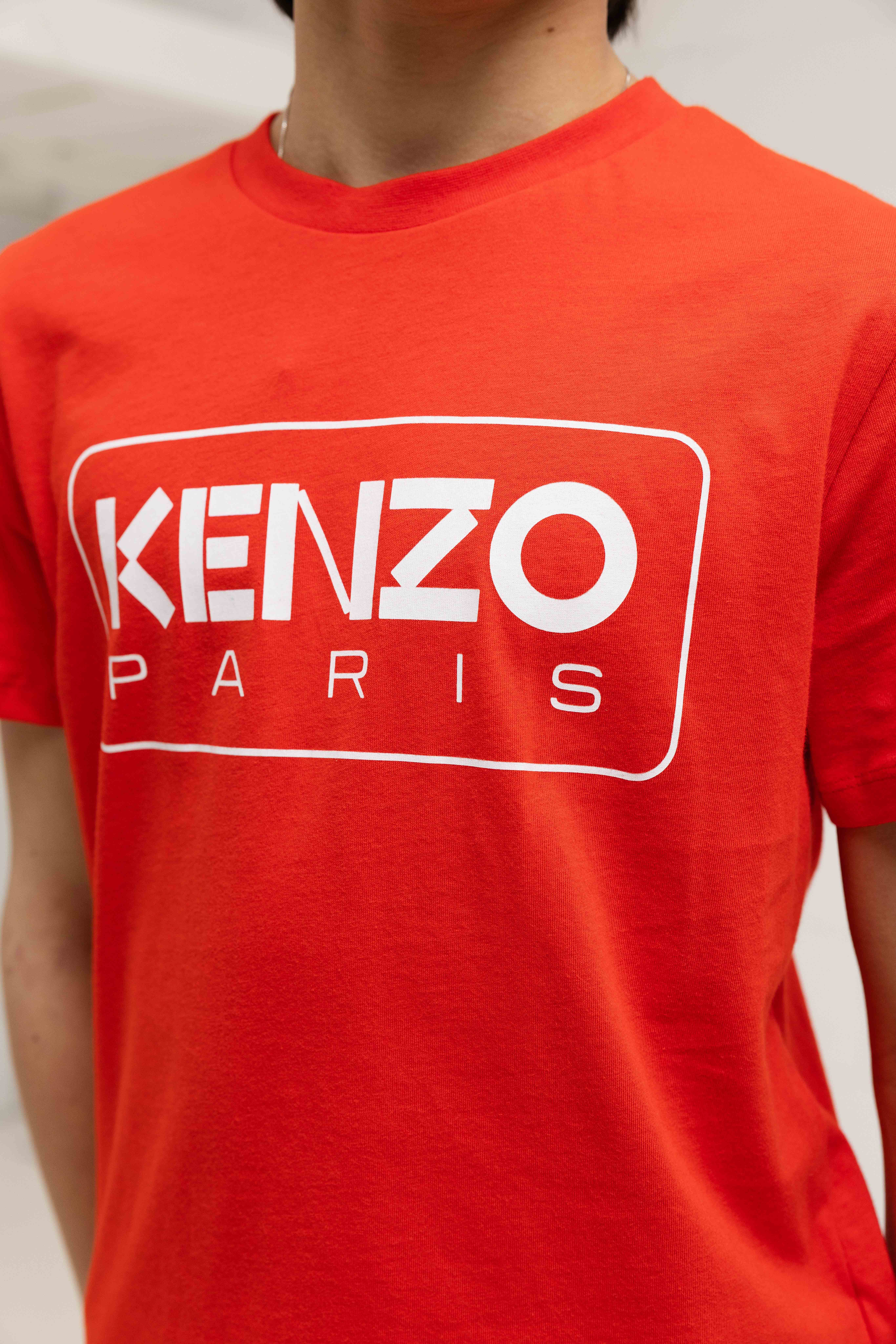 Kenzo Logo T-Shirt Kids Rood