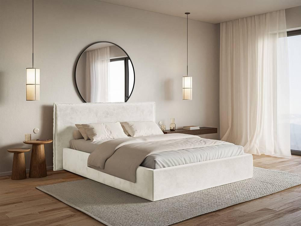 NADUVI Collection Bedframe Esmay velvet met opbergruimte 140 x 200 cm