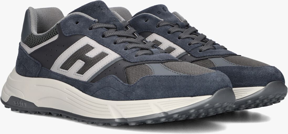 blauwe hogan lage sneakers hyperlight allacciato