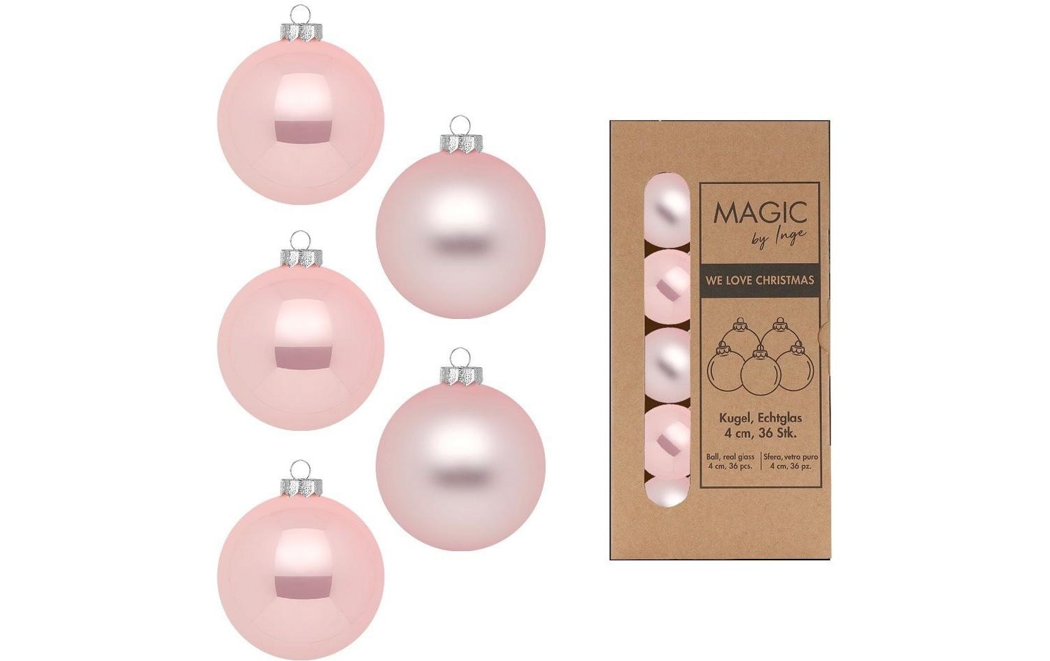 Weihnachtsbaumkugel »INGES CHRISTMAS DECOR Lovely Magnolia Ø 4 cm 1 Stück«