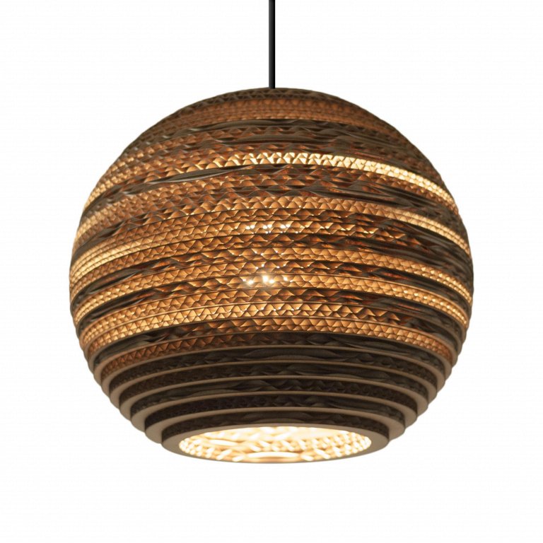 Graypants Scraplights Moon 10 hanglamp Ø26 naturel