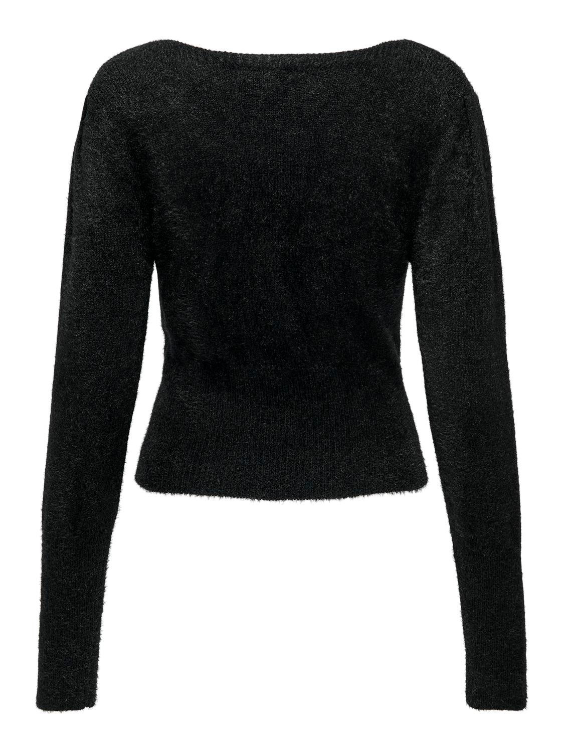 ONLELLA Strickpullover Black