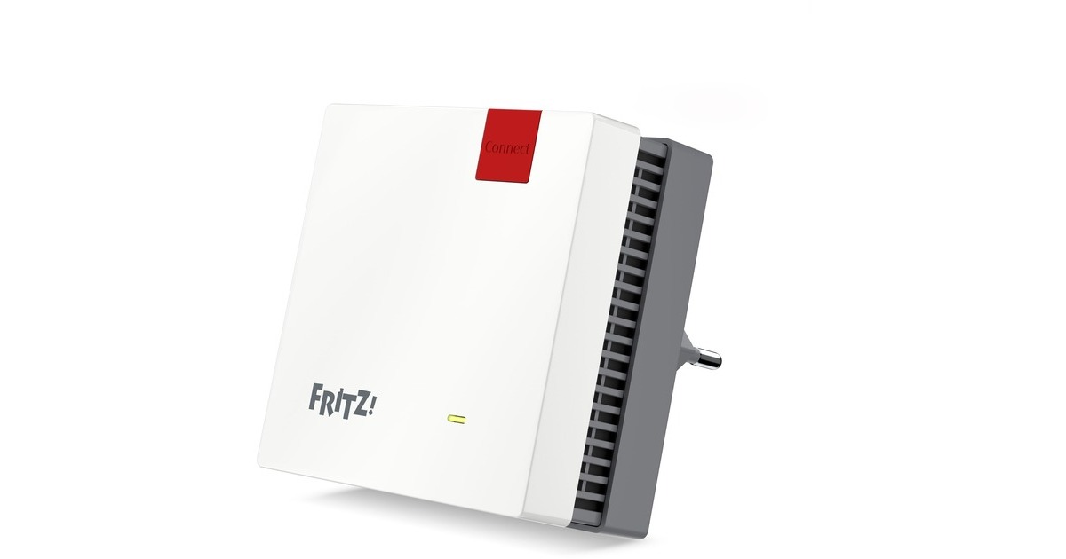 FRITZ!WLAN Repeater 1200 AX International  (Wit, Wi-Fi 6, Mesh Wi-Fi)