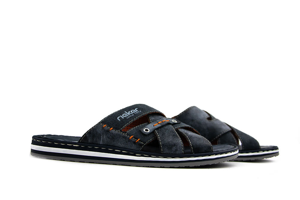 Rieker Slipper Navy Blue