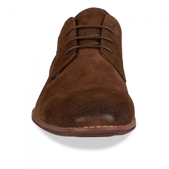 Derbies MARRON B-BLAKE CUIR