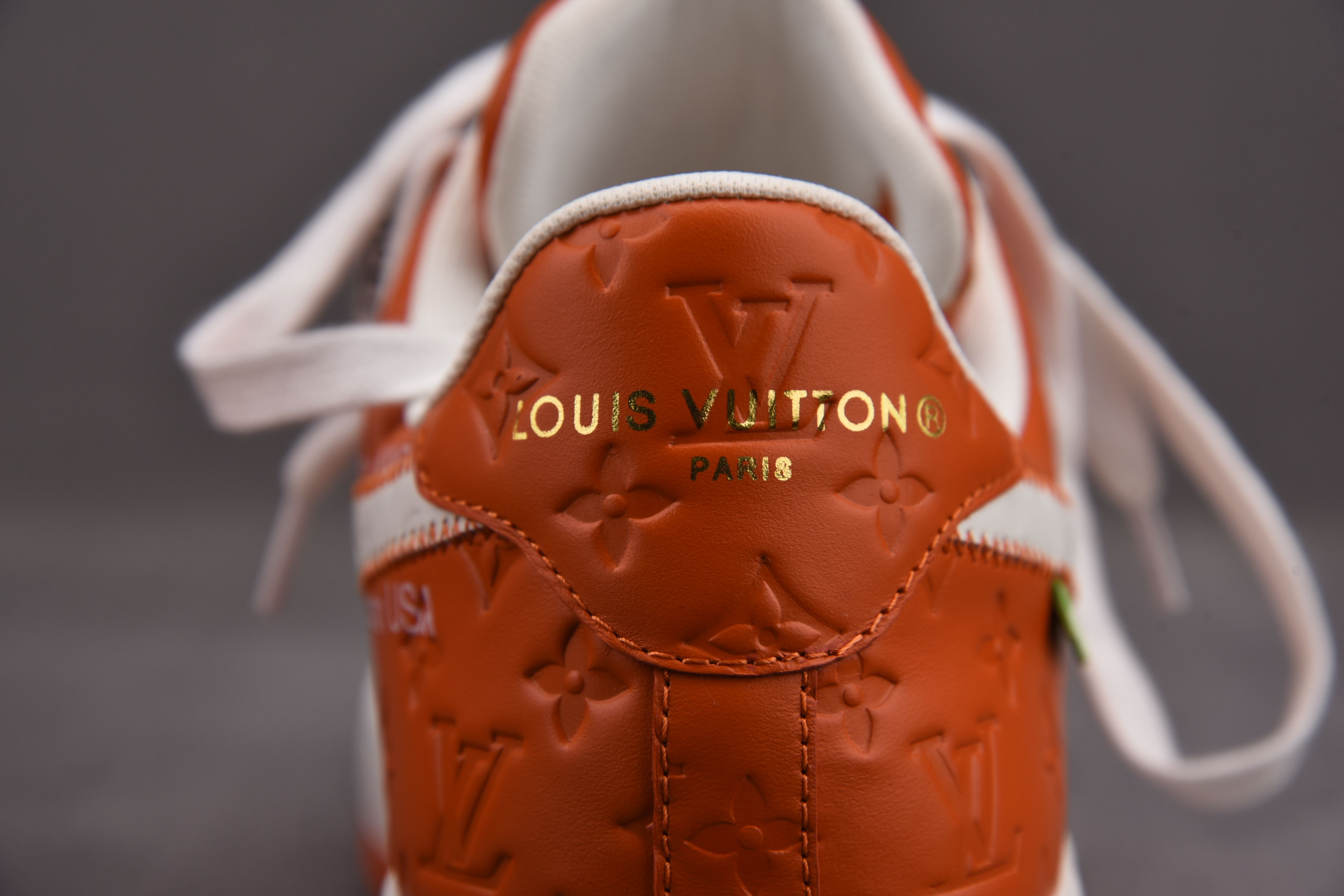 Nike Air Force 1 Low Louis Vuitton University Orange White (Be careful about the size!!)