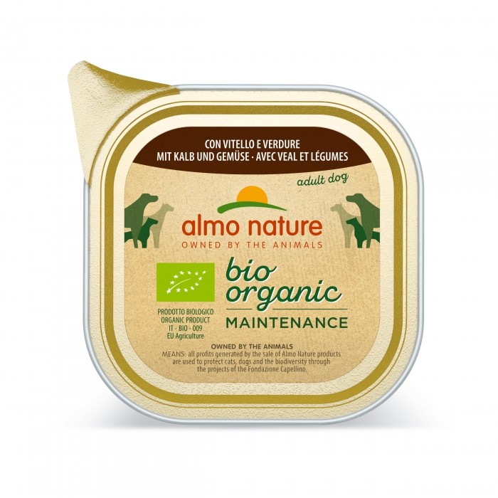 Almo Nature Pâtées Chien Adulte - Bio Organic Maintenance - 9 x 300 g