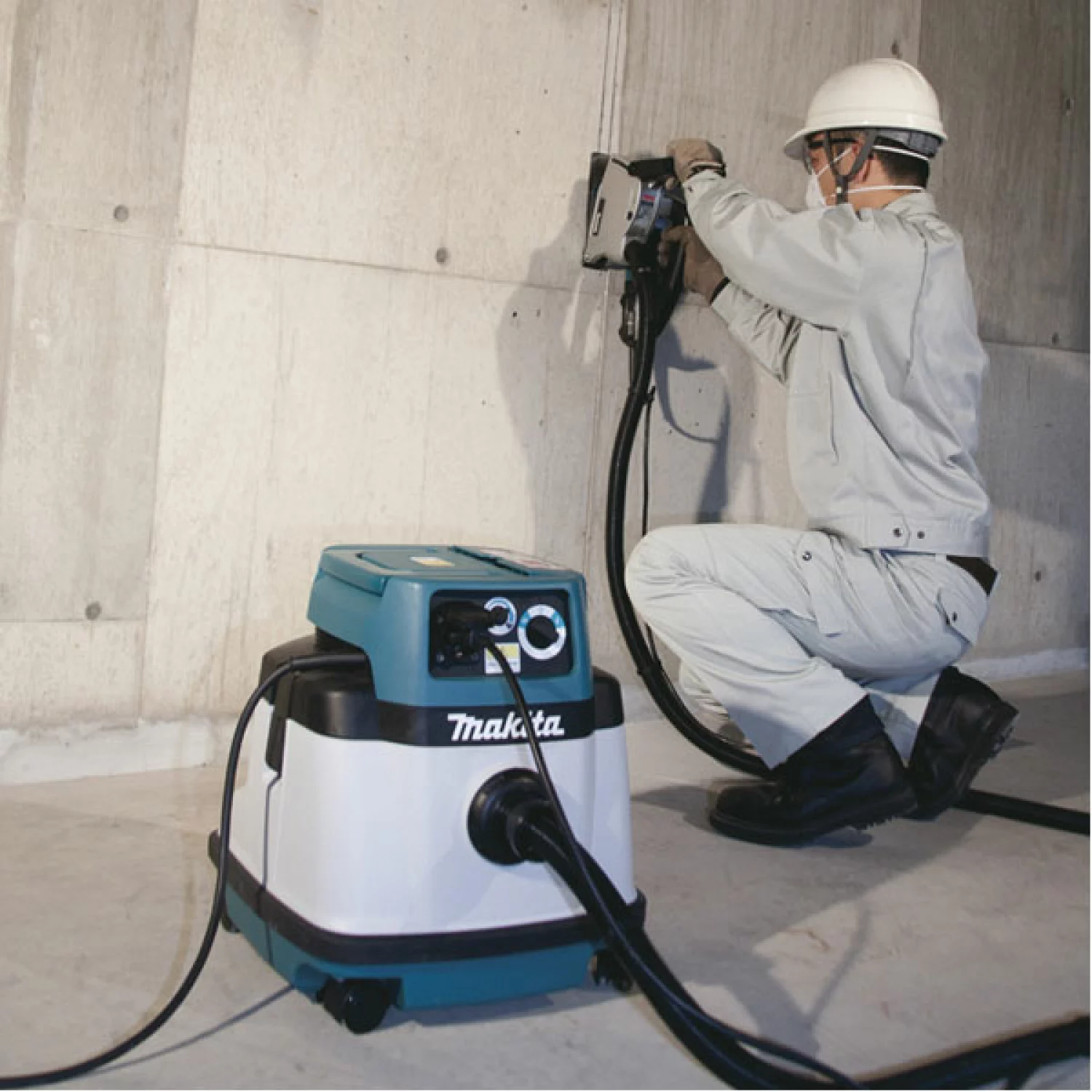 Makita VC2510LX1 Bouwstofzuiger - 1050W - L-klasse - 25L