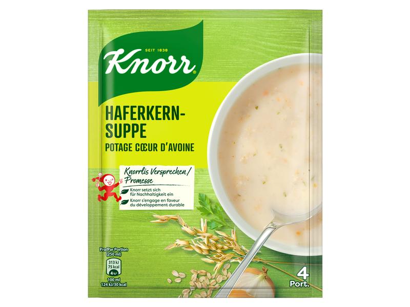 Knorr Haferkernsuppe 4 Portionen Fertigsuppe mit Biss