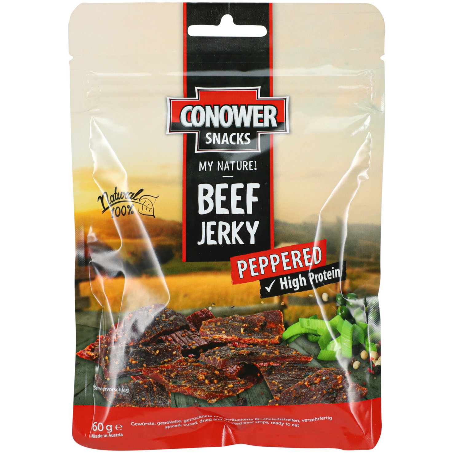 Conower Beef Jerky Peppered