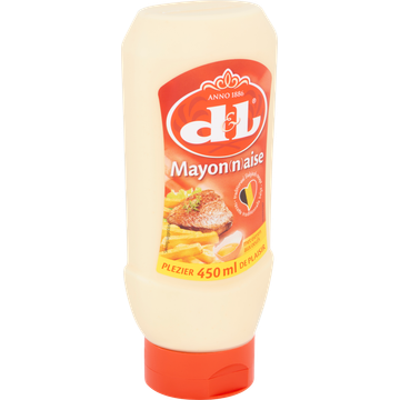 D&L Mayonaise met Eieren Knijpfles 450 ml