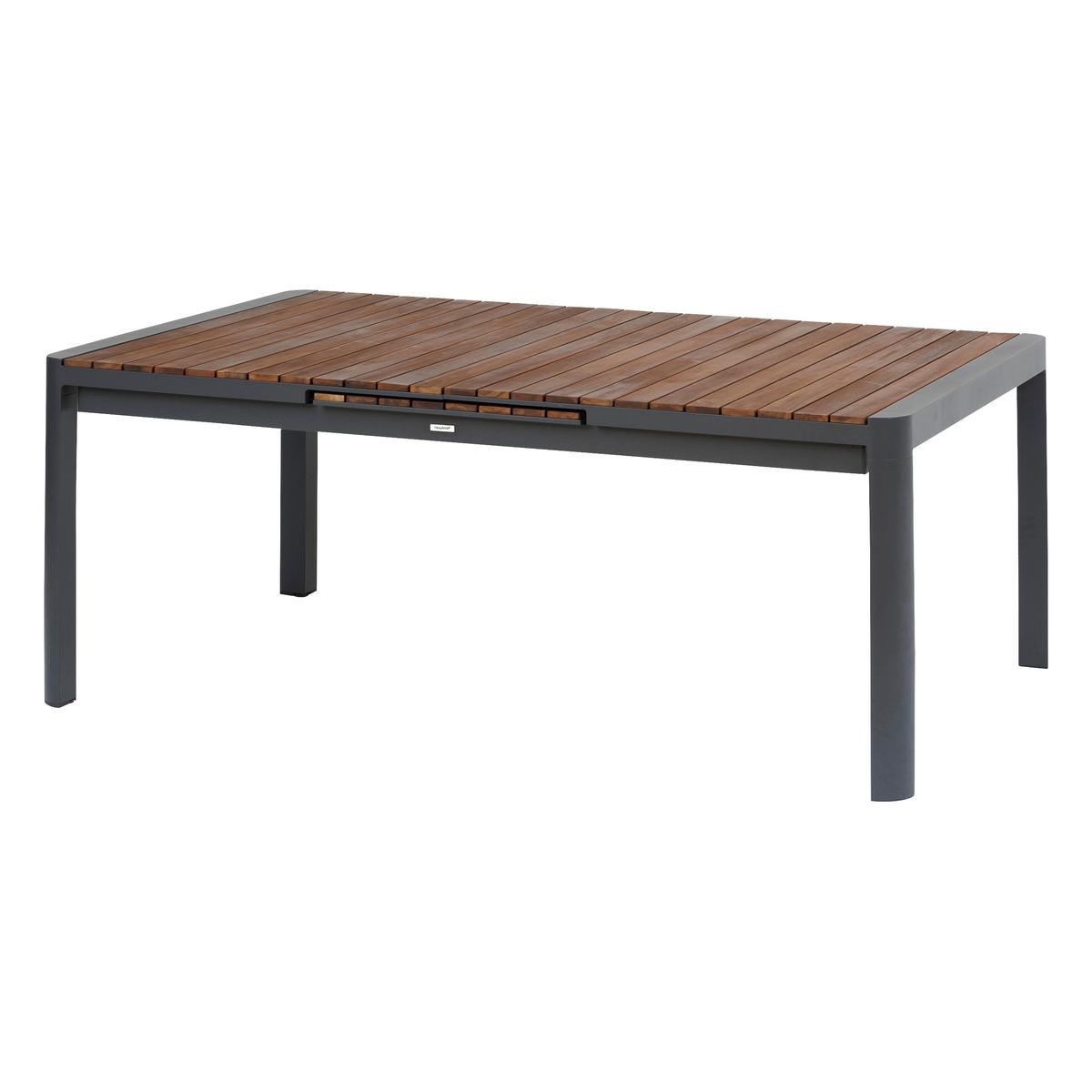 TABLE PARADIZE RALLONGE AUTOMATIQUE ACACIA NOYER 12 PLACES