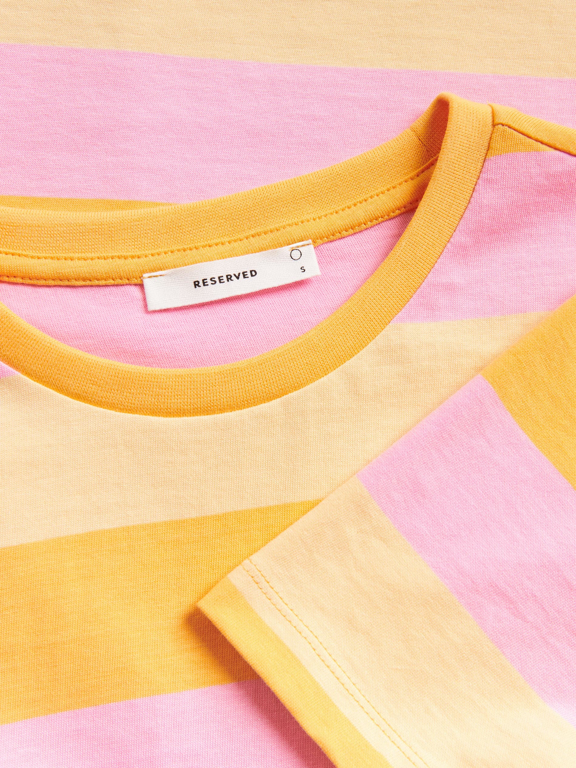 Gestreiftes T-Shirt aus Baumwolle
