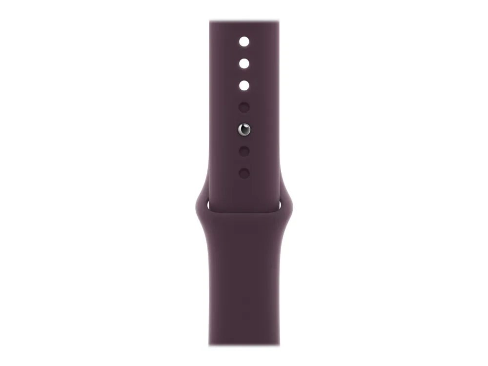 [OUTLET] - Apple Watch Series 7 (GPS   Cellular) - 45 mm - guld rustfrit stål - smart ur med sportsbånd - fluoroelastomer - mørkt kirsebær - båndstørrelse: Almindelig - 32 GB - Wi-Fi, Bluetooth - 4G - 51.5 g