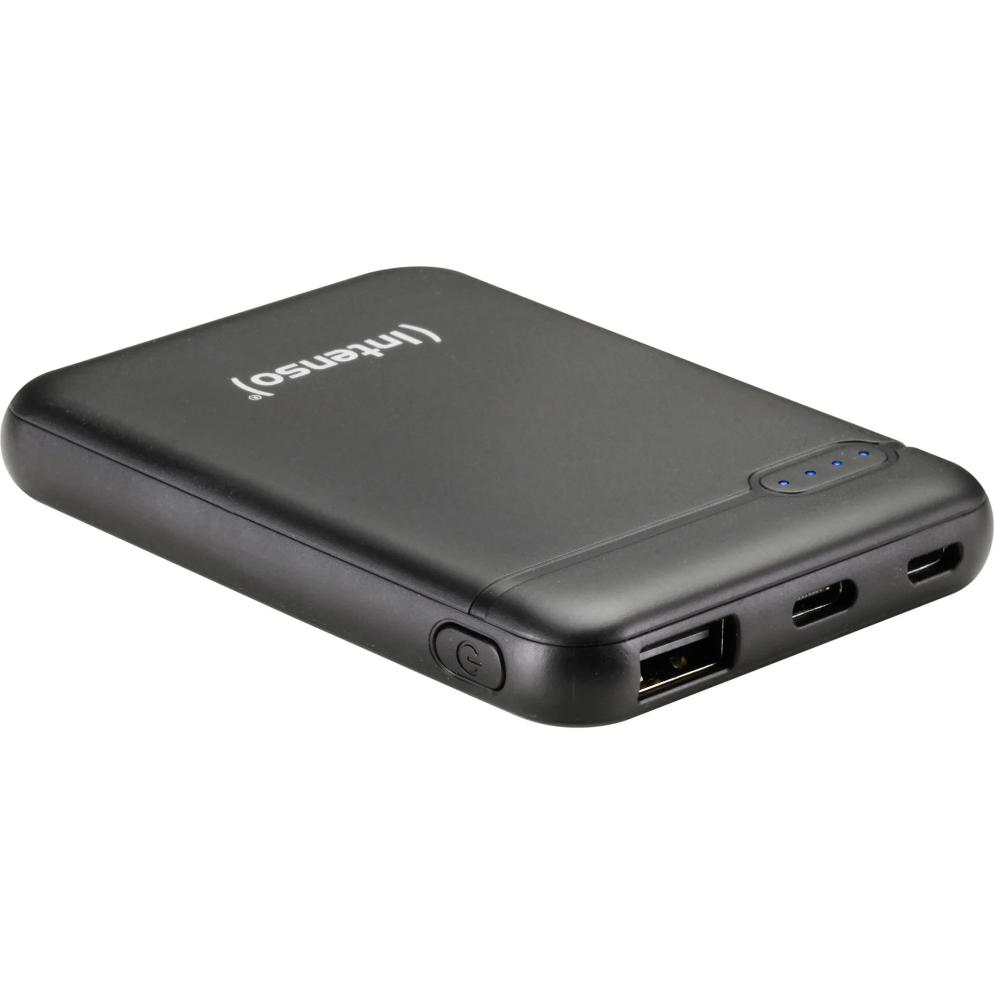 (2.1A) 5000mAh XS5000 USB C / USB A / Micro USB  Powerbank Ladegerät mit LED Anzeige (7313520) - Schwarz