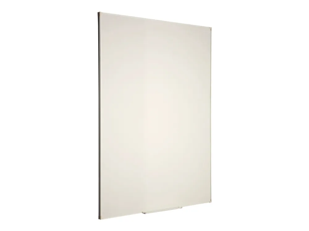 Whiteboardtavle, glasemaljeret overflade, hvid aluminiumsramme, størrelse: 90 x 120 cm