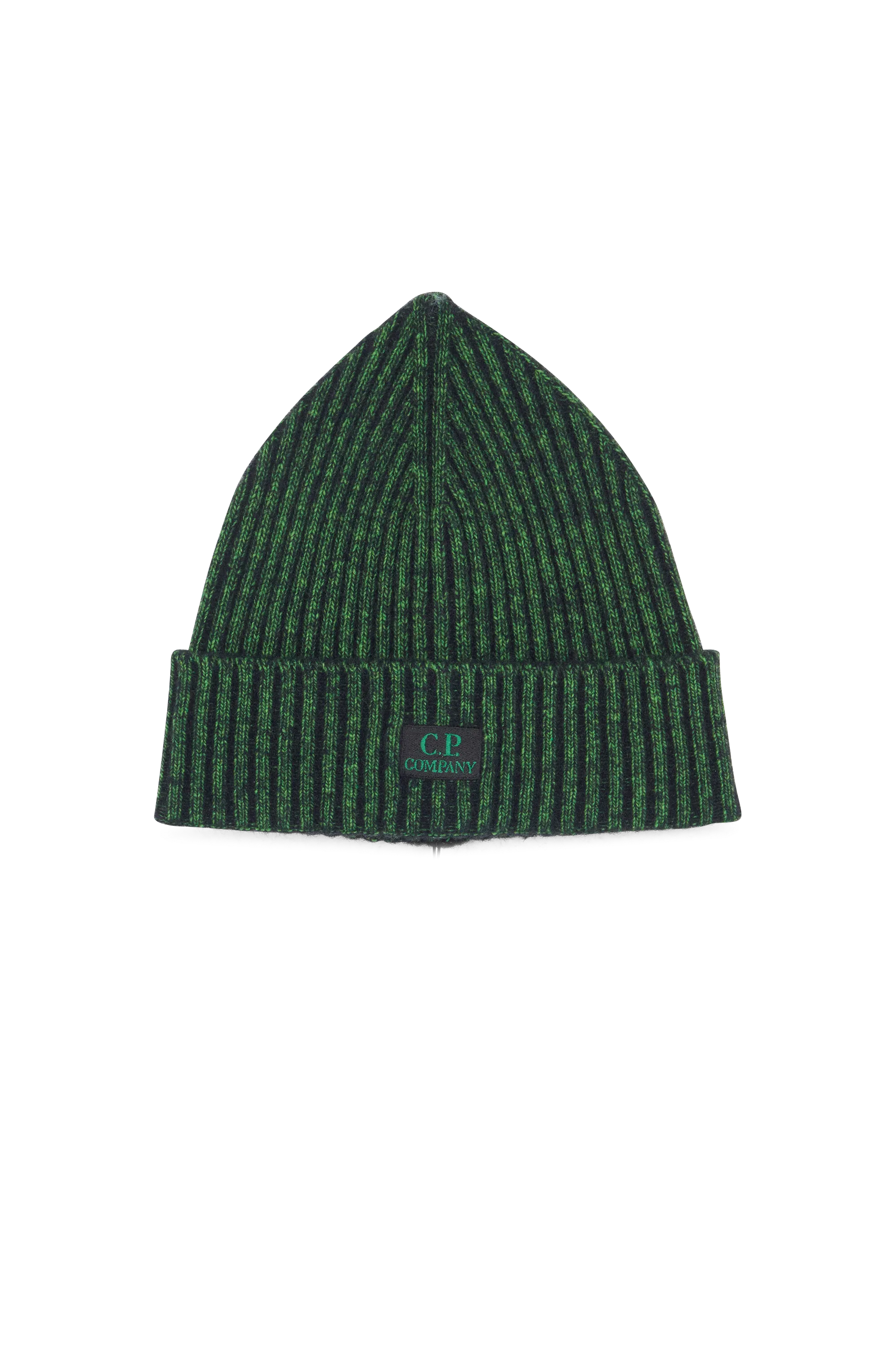 C.P. COMPANY Bonnet FLEECE KNIT BEANIE Vert