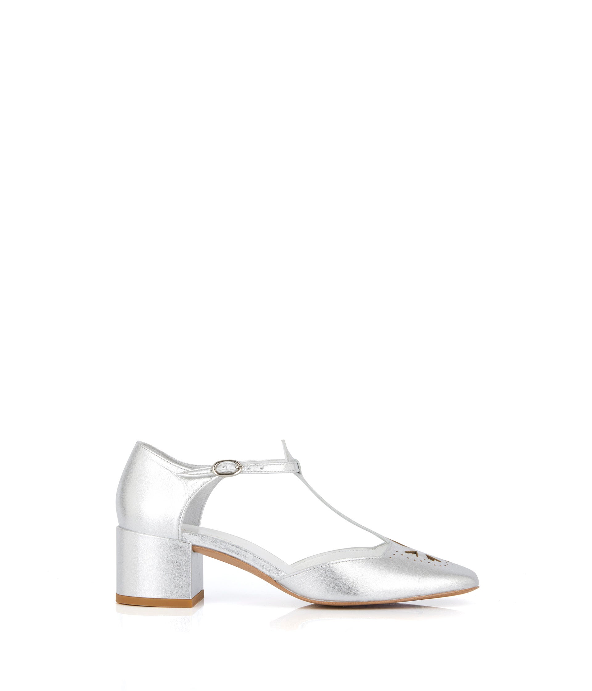 Escarpins argent Perrine