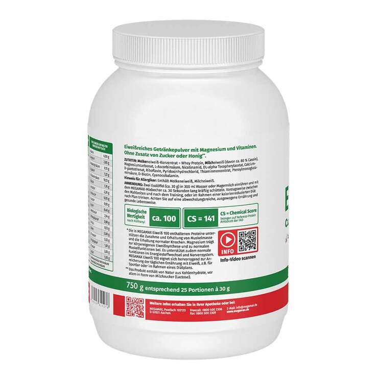 Eiweiss 100 Neutral Megamax, 750 g