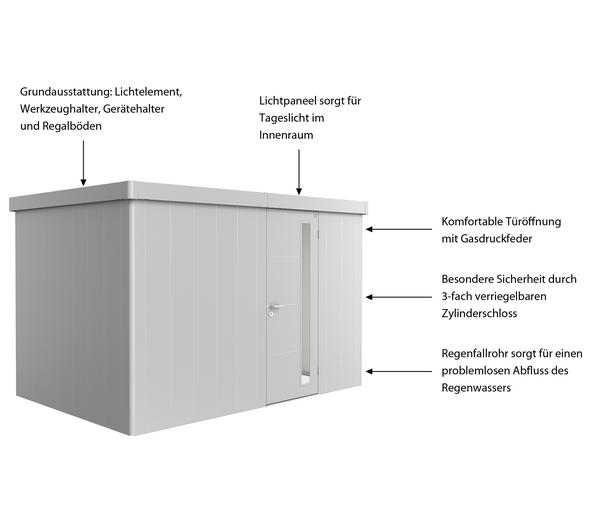 Biohort Gerätehaus Neo 2D, ca. B348/H222/T236