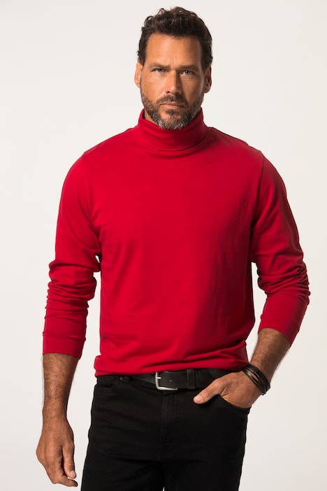 JP 1880 Rollkragen-Shirt, Basic, Jersey, lange Ärmel