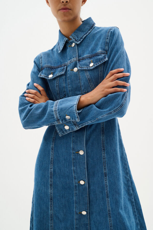 InWear SophinaIW Short Dress Washed denim