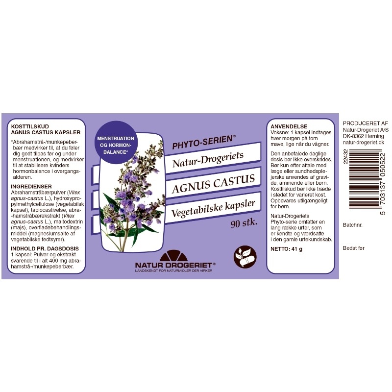 Natur Drogeriet Agnus Castus 90 Pieces