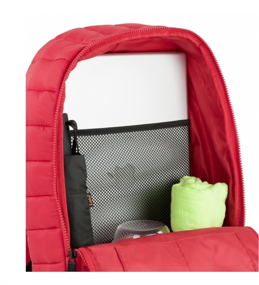 Skechers Mochila escolar S983 rojo -28x40x15 cm-