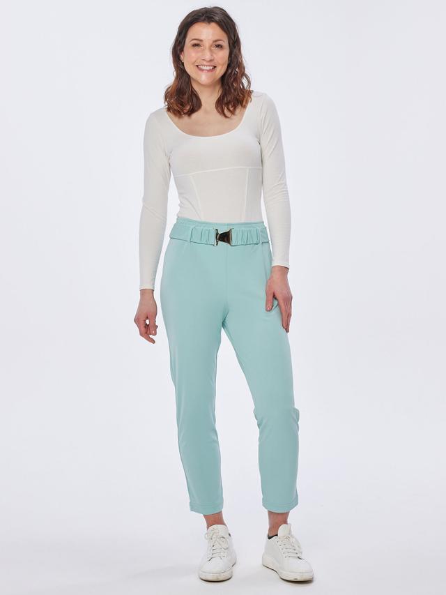 Jerseyhose mit Schmuckgürtel