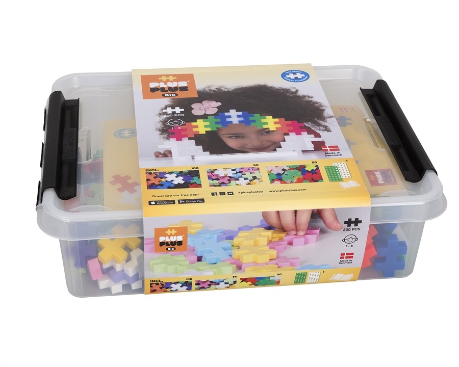 Plus-Plus - BIG Storage Box Mix - 200 stk (3413)