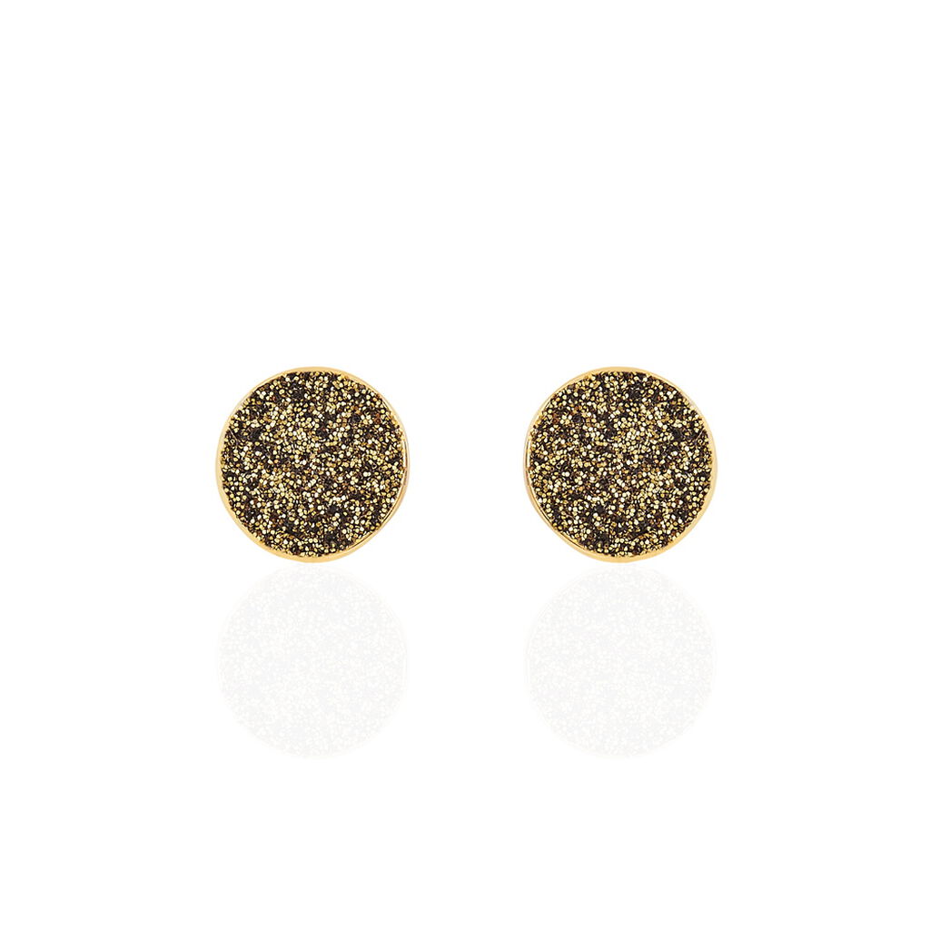 Boucles D'oreilles Puces Eryne Or Jaune