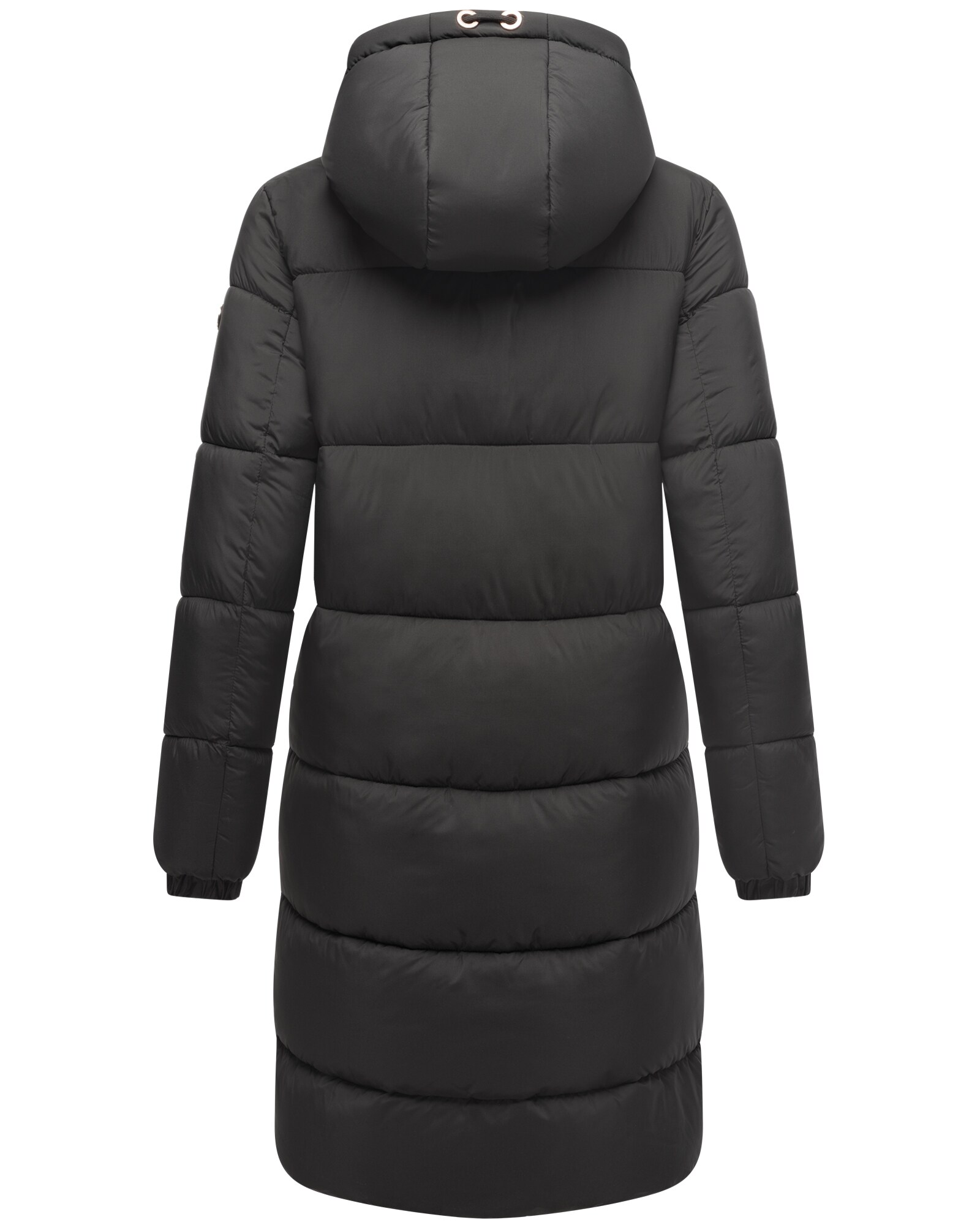 MARIKOO Damen Winter Steppmantel Stepp Jacke Mantel Parka warm mit Kapuze Nomadiaa