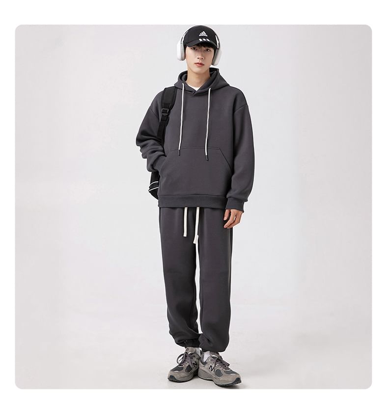 Lefitt - Matching set voor koppels: effen hoodie + joggingbroek