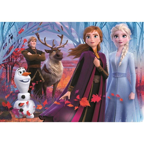 Puzzle SuperColor 104 pièces - La Reine des Neiges 2