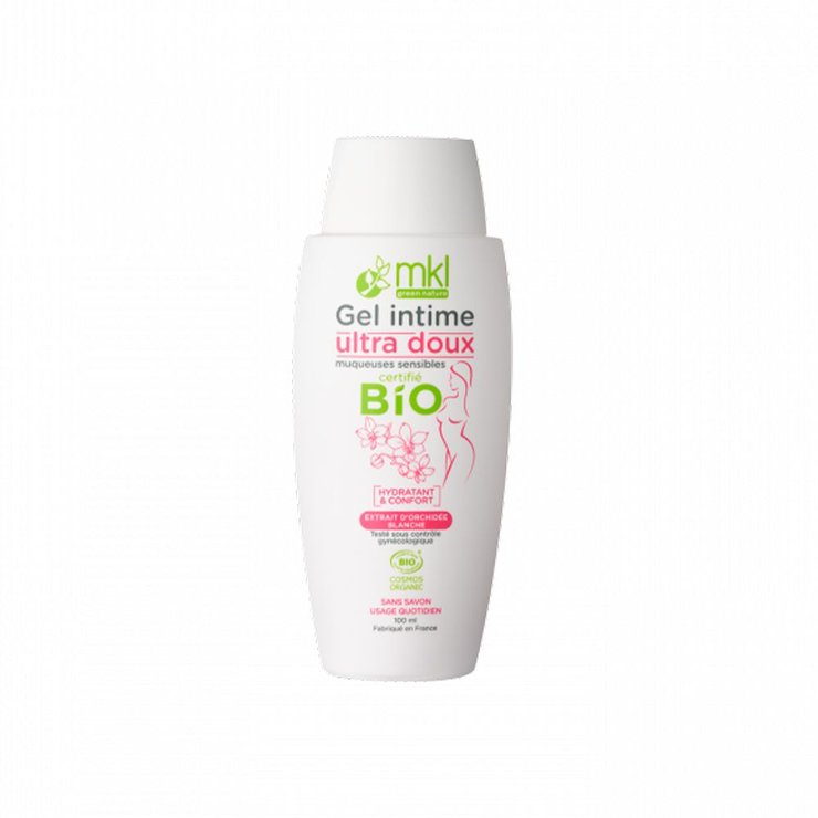 Gel Intime Ultra-Doux Bio 100ml Extrait d'Orchidée Blanche mkl-green-nature