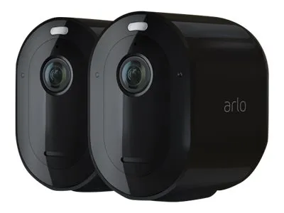 Arlo Pro 3 Wire-Free Security Camera System - Gateway   kamera(er) - trådløs (802.11b, 802.11g, 802.11n) - 2 kamera(er) - sort