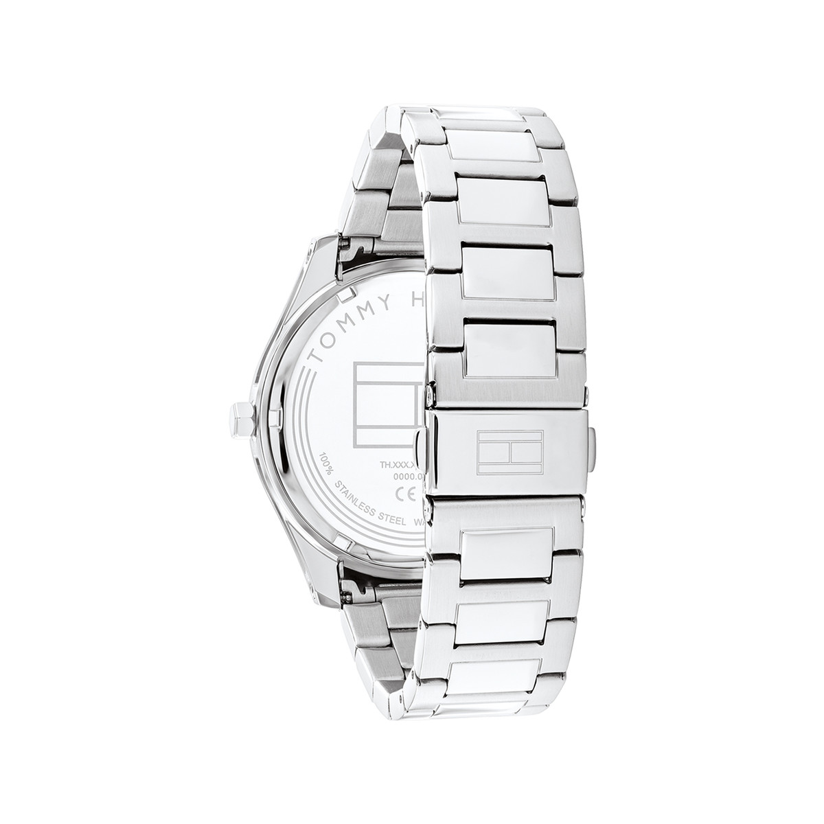 Montre TOMMY HILFIGER Tyler homme acier doré rose bracelet acier gris