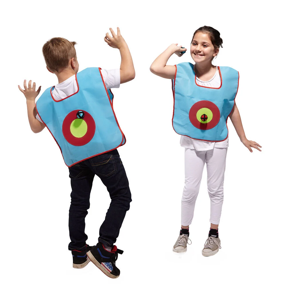 Jeu maillot à scratch avec balle x2