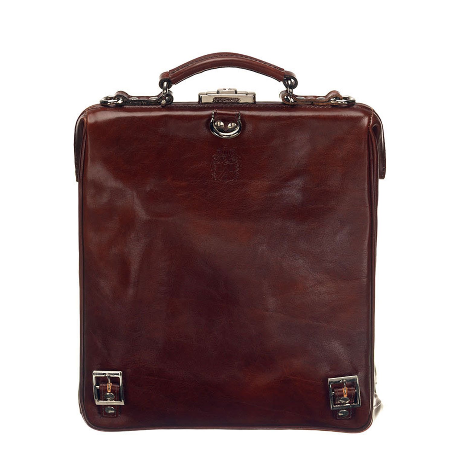 Mutsaers On The Bag Leather Backpack donkerbruin
