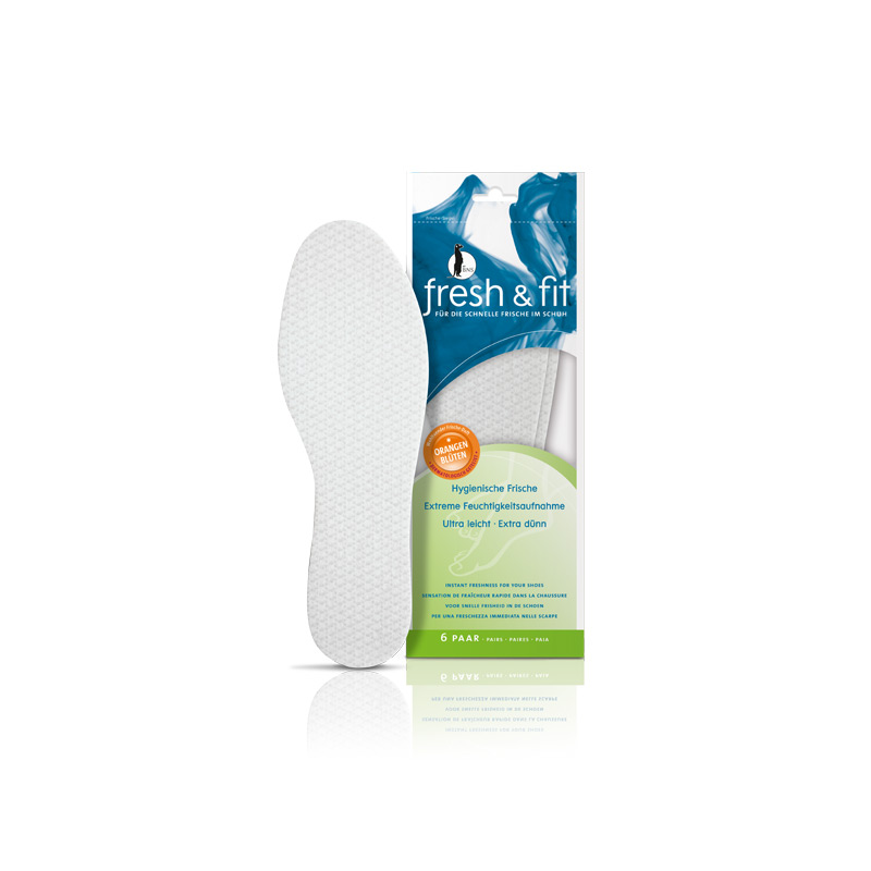 BERGAL BNS Einlegesohle FRESH & FIT Orangenblüten 6 Paar