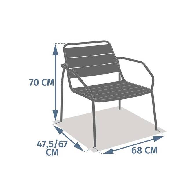 Fauteuil de jardin PHUKET Vert laurier