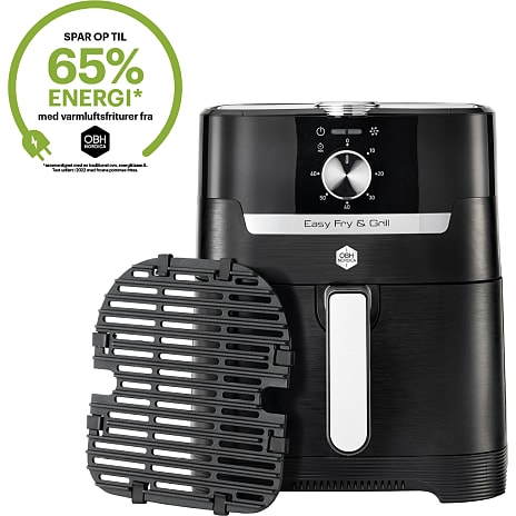 OBH Easy Fry Classic 2in1 Black Mechanic