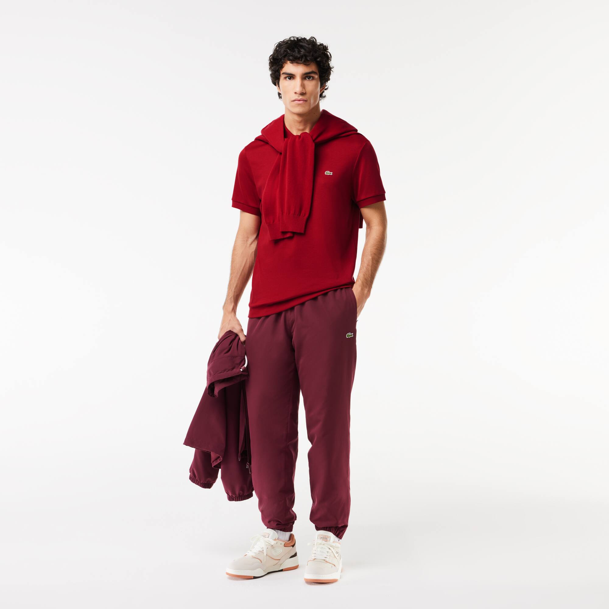 Polo regular fit jersey de coton ultra doux Manches Courtes - Rouge - Lacoste - Homme