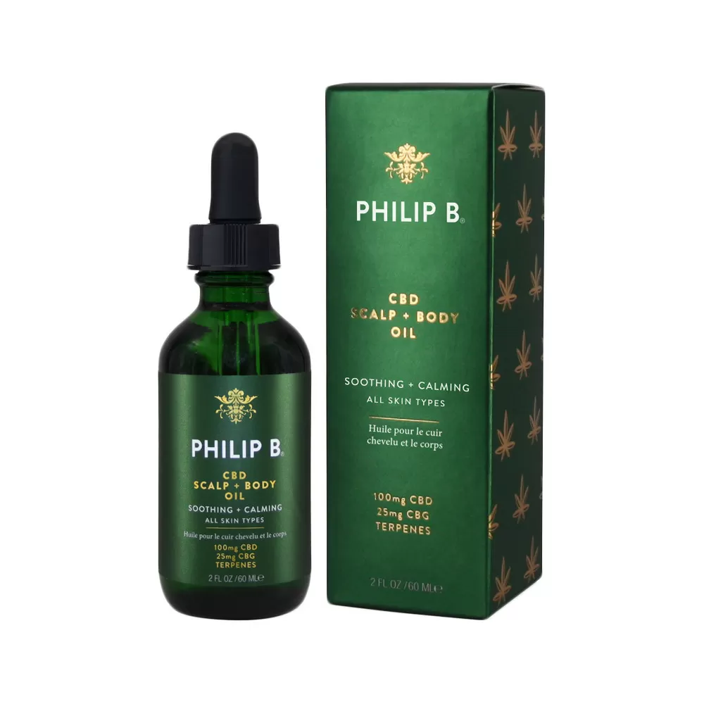 Philip B CBD Scalp   Body Oil - 60 ml.