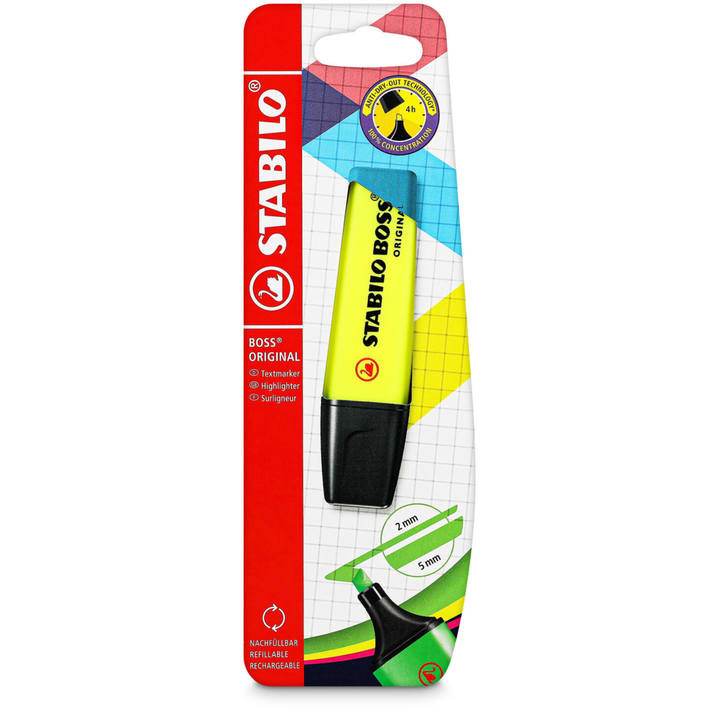 Stabilo Boss Leuchtmarker gelb
