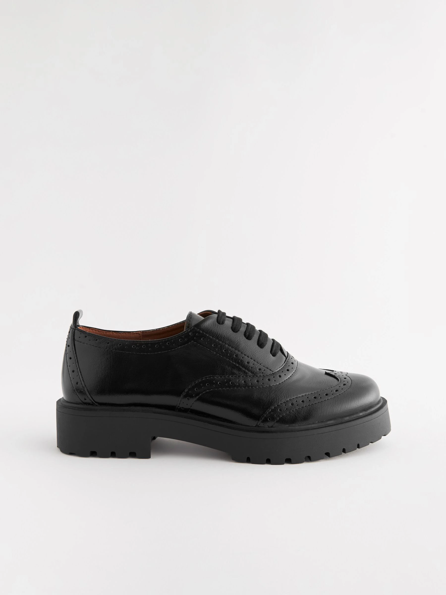Zwart - Forever Comfort® - Stevige veterbrogues