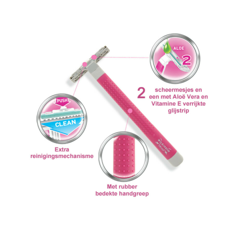 Wilkinson Vrouwen Wegwerpscheermesjes Extra 3 Beauty8 stuks